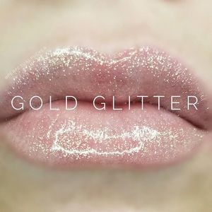 Gold Glitter LipSense Lip Gloss